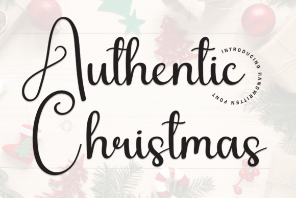 Authentic Christmas: A Sweet Handwritten Font Review