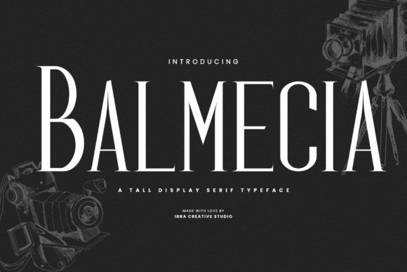 Balmecia: The Elegant Serif Font for Makers