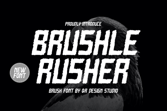 Brushle Rusher Font for Magical Branding