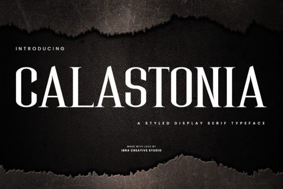 Calastonia Typeface for Elegant Brand Design