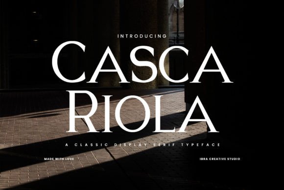 Casca Riola: A Timeless Serif Typeface for Editorial Design
