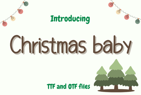 Christmas Baby Font Review for Brand Designers