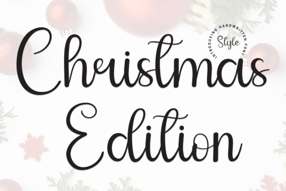 Christmas Edition Font for Web Design