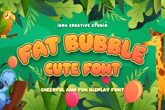 Fat Bubble: A Cheerful Display Font for Makers