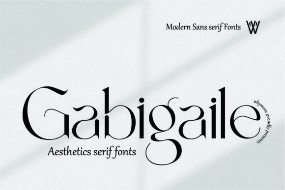Gabigaile Typeface for Elegant Web Design
