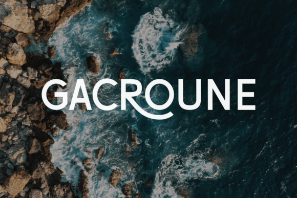 Gacroune: A Bold Display Font for Modern Campaigns