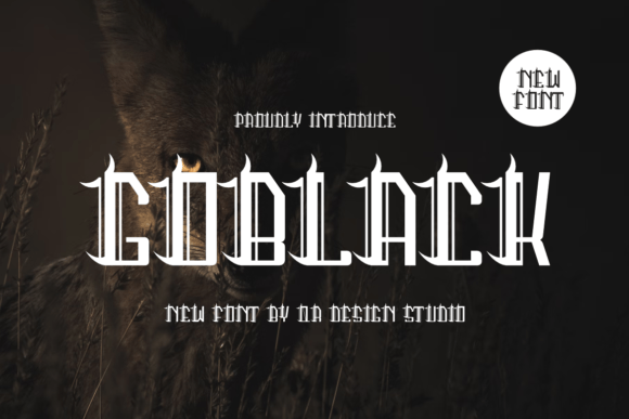 Goblack Font: Bold Blackletter for Branding