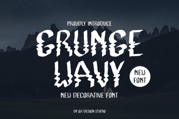 Grunge Wavy Font for Bold Campaign Visuals