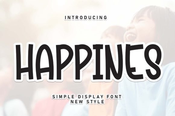 Happines Font Review for Editorial Design
