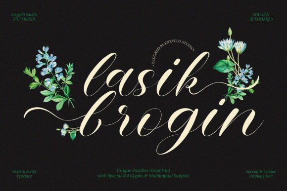 Lasik Brogin Font for Professional Branding