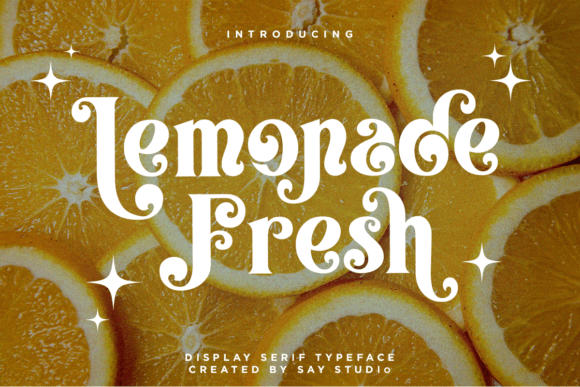 Lemonade Fresh Typeface for Bold Digital Branding