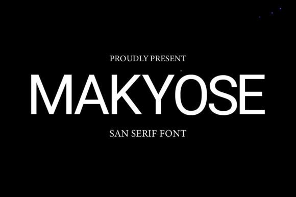 Makyose: A Modern Sans Serif Font for Makers