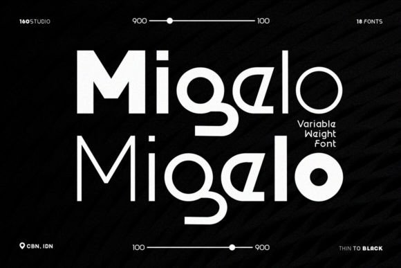 Migelo Variable Font for Modern Web Design