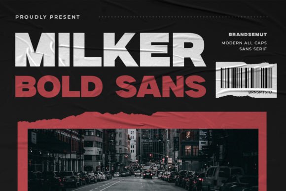 Milker Font: Bold Sans Serif for Branding