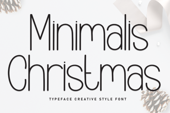 Minimalis Christmas Font for Scroll-Stopping Designs