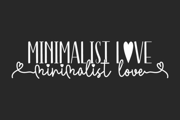Minimalist Love Font for Handmade Brands