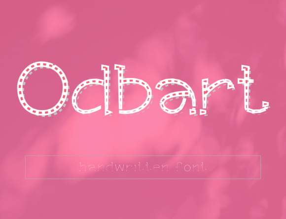 Odbart Script Font for Handmade Creators