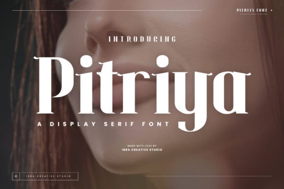 Pitriya: The Elegant Serif Typeface for Branding