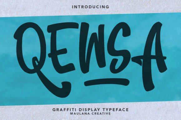 Qewsa: A Quirky Display Font for Crafters