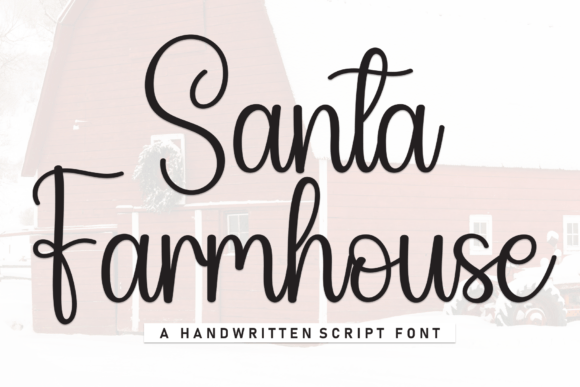 Santa Farmhouse Font for Friendly Branding