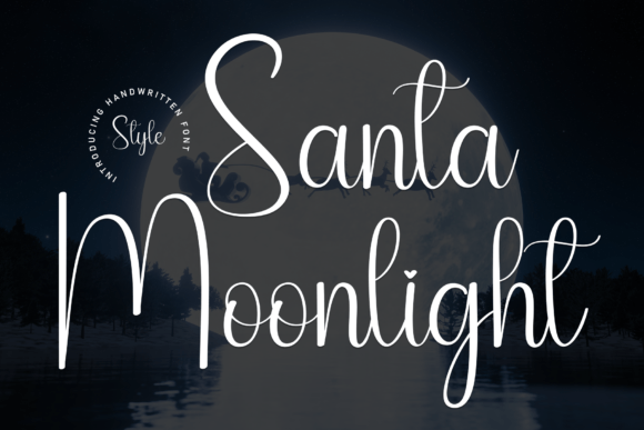 Santa Moonlight Font for Small Business Branding
