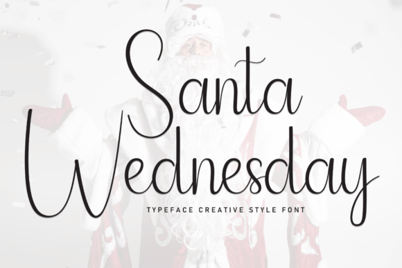 Santa Wednesday Font for Small Business Branding