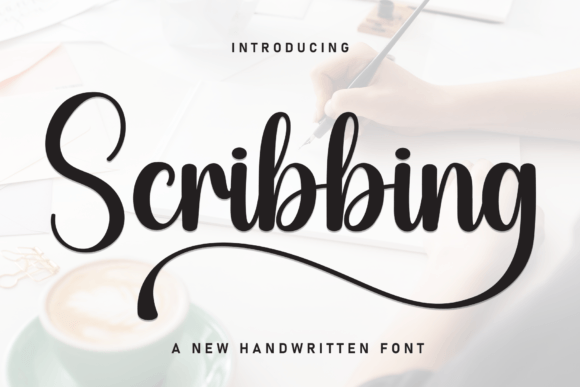 Scribbing: A Friendly Handwritten Typeface for Modern Brands