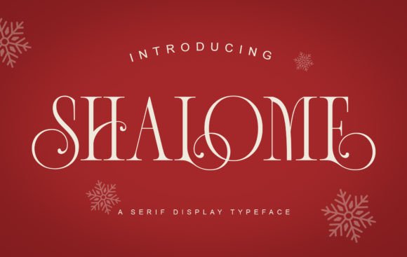 Shalome Serif Typeface for Elegant Branding