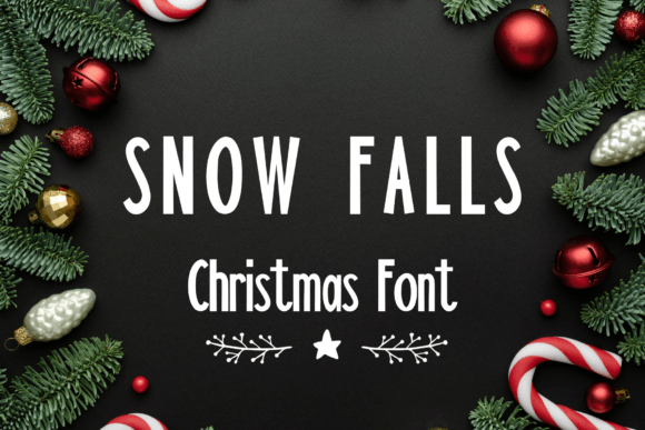 Snow Falls Font Review for Makers