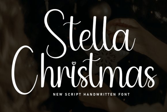 Stella Christmas: A Handwritten Font for Business Branding