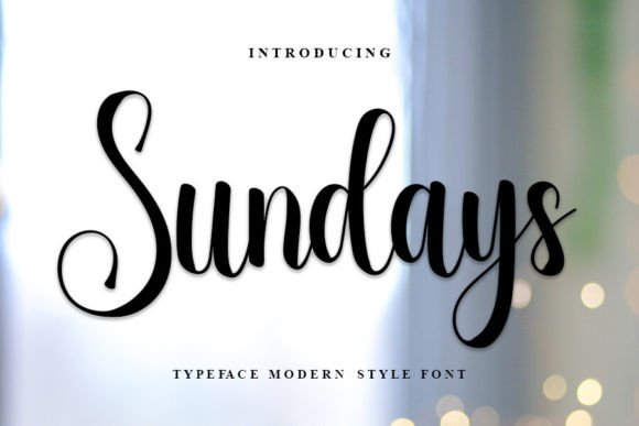 Sundays: A Relaxed Handwritten Typeface for Modern Brands