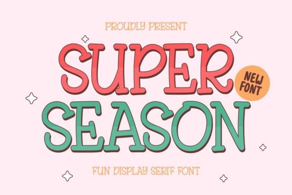 Super Season Font for Playful Web Design
