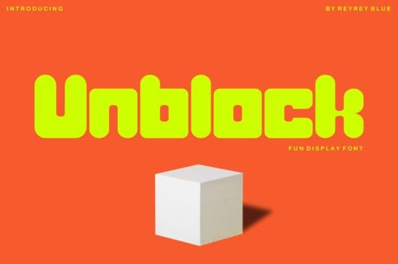 Unblock Typeface: Bold Display Fonts for Modern Branding