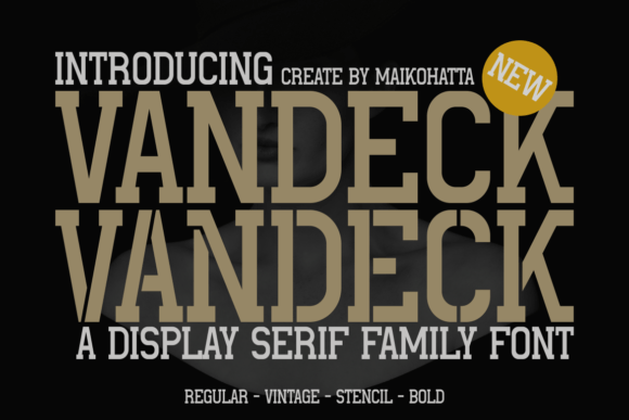 Vandeck Serif Font for Polished Branding